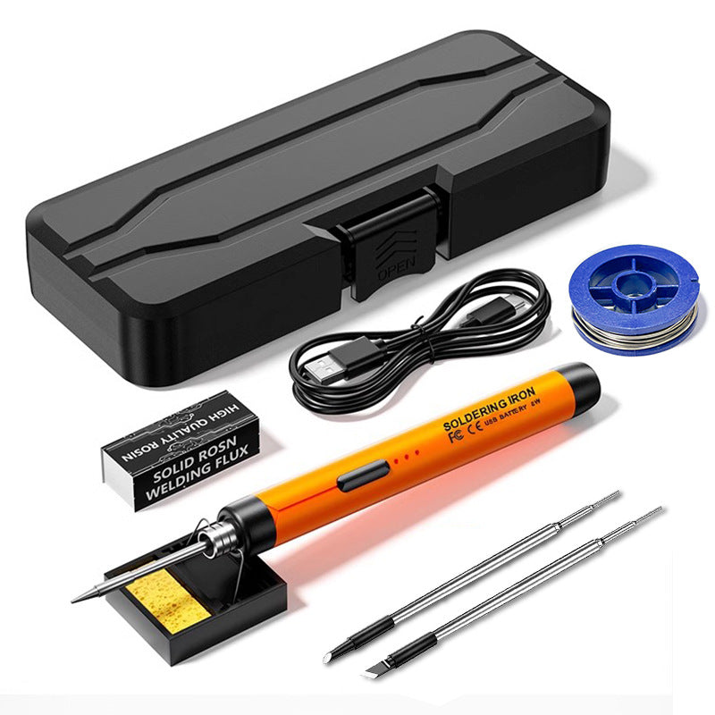 🔧 Mini Wireless Soldering Iron Kit 10-in-1 – 3 Temp Settings, USB Rechargeable (Appliance Repair/DIY)! ⚡