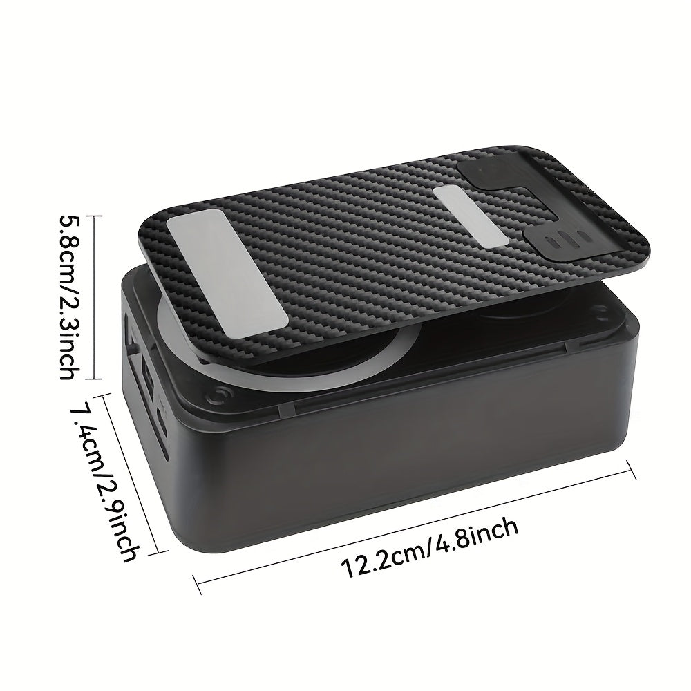 📱 5-in-1 Wireless Phone Stand – 360° Adjust, HD Sound, Mic & Remote (Tablets/Androids)! ✨