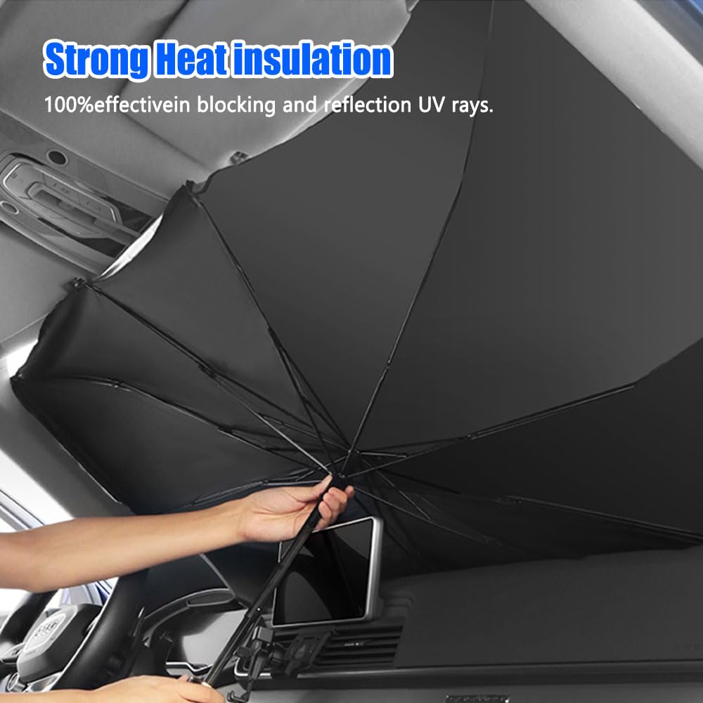 ☀️ Car Windshield Umbrella – 99.9% UV Block, Cool Interior Must-Have! 🚗