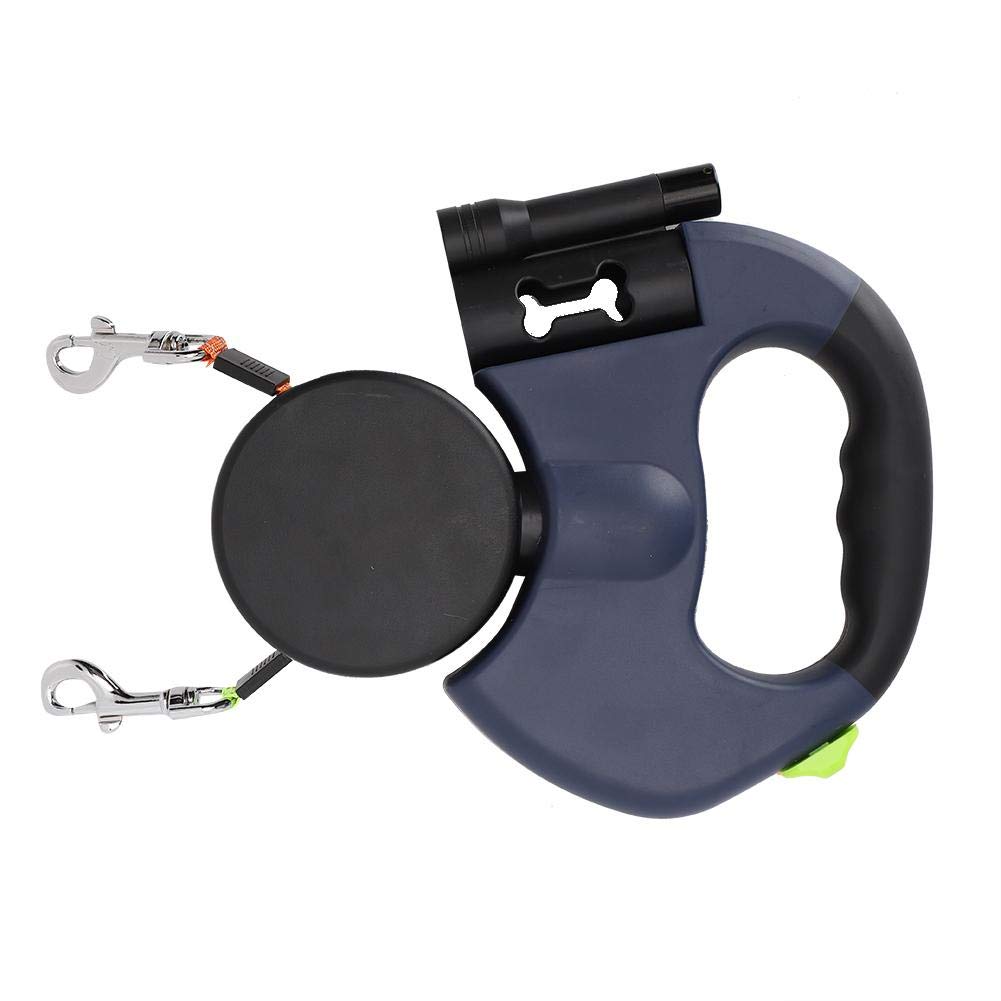 🐾 Dual-Head Retractable Dog Leash – 3M Length, Night Safety Must-Have! 🌙