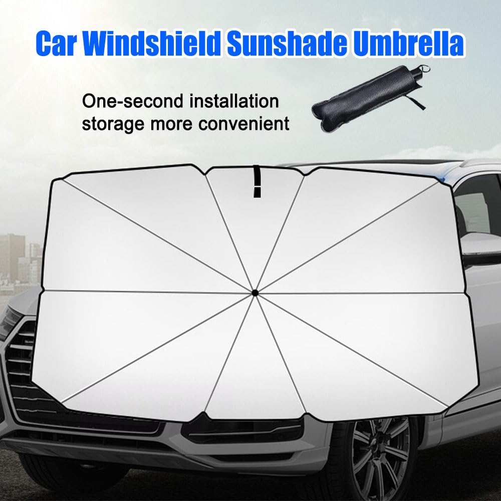 ☀️ Car Windshield Umbrella – 99.9% UV Block, Cool Interior Must-Have! 🚗