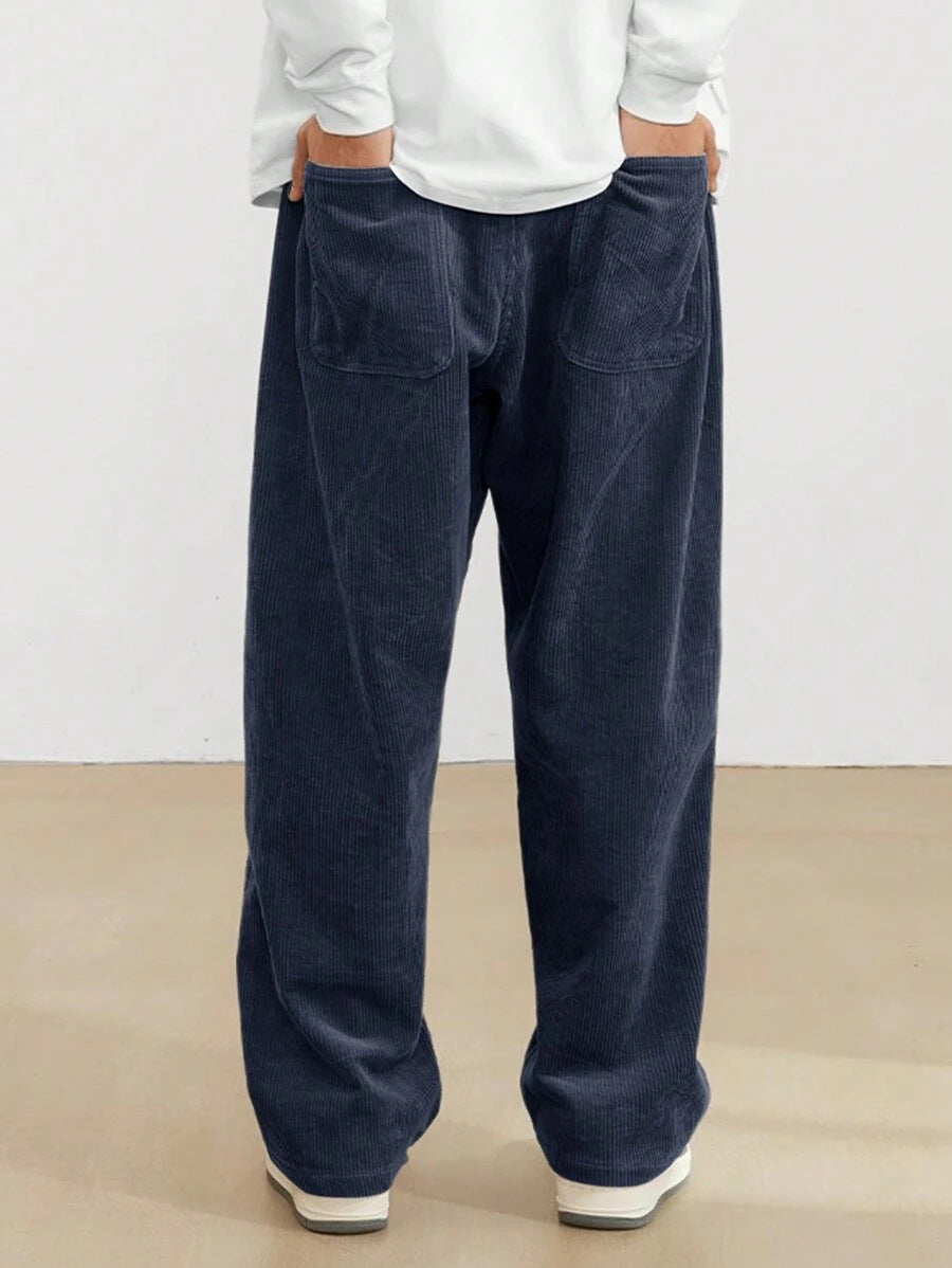 👖 Retro Wide-Leg Corduroy Pants – Comfortable, Stylish, Year-Round Wear ✨