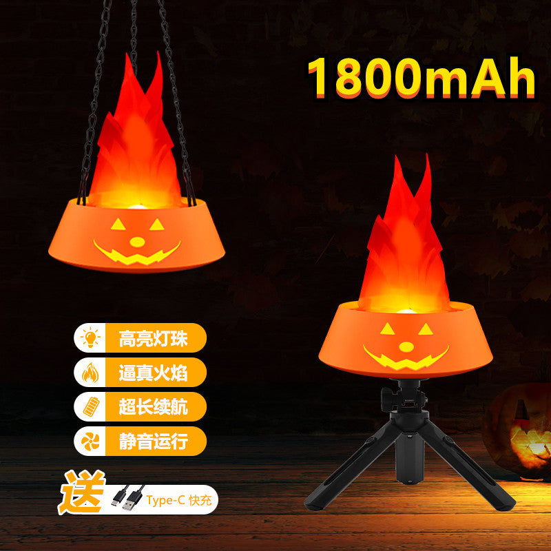 🎃 Foldable LED Pumpkin Lantern – Spooky Fun, Party Must-Have! ✨