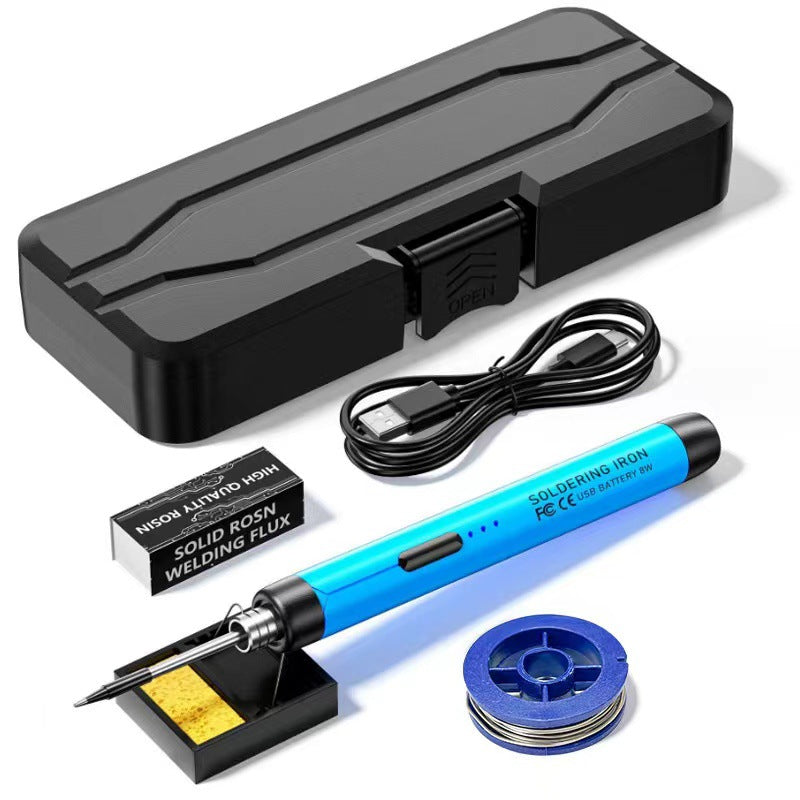 🔧 Mini Wireless Soldering Iron Kit 10-in-1 – 3 Temp Settings, USB Rechargeable (Appliance Repair/DIY)! ⚡