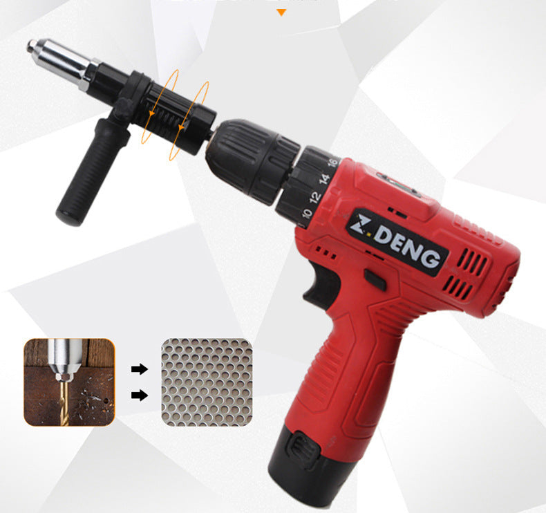 Electric rivet nut gun riveting tool cordless rivet drill adapter electric rivet gun accessories