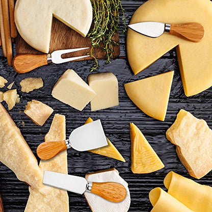 🧀 Stainless Steel Cheese Knife Set – 3/4 Pieces, Butter Knife & Fork Combo! ✨