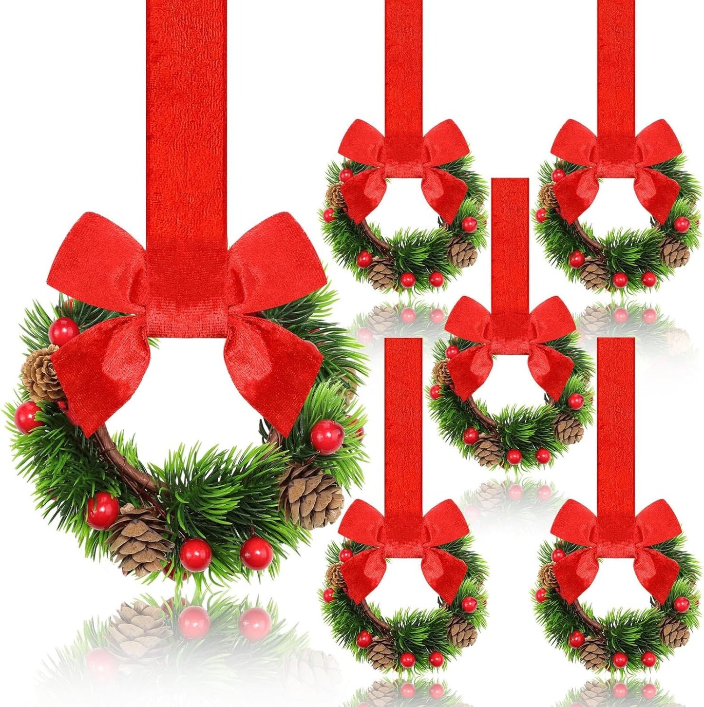 🔥LAST DAY 49% OFF🔥 Retrowavy Christmas Kitchen Cabinet Wreaths