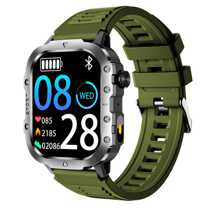 ⌚ New H12 Smart Watch – Wireless Charging, Outdoor Flashlight, Heart Rate Monitor! ✨