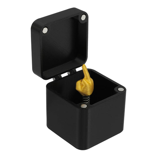 🖕 Funny Middle Finger in a Box – Adult Spoof Gift, Office Desk Decor! 😂