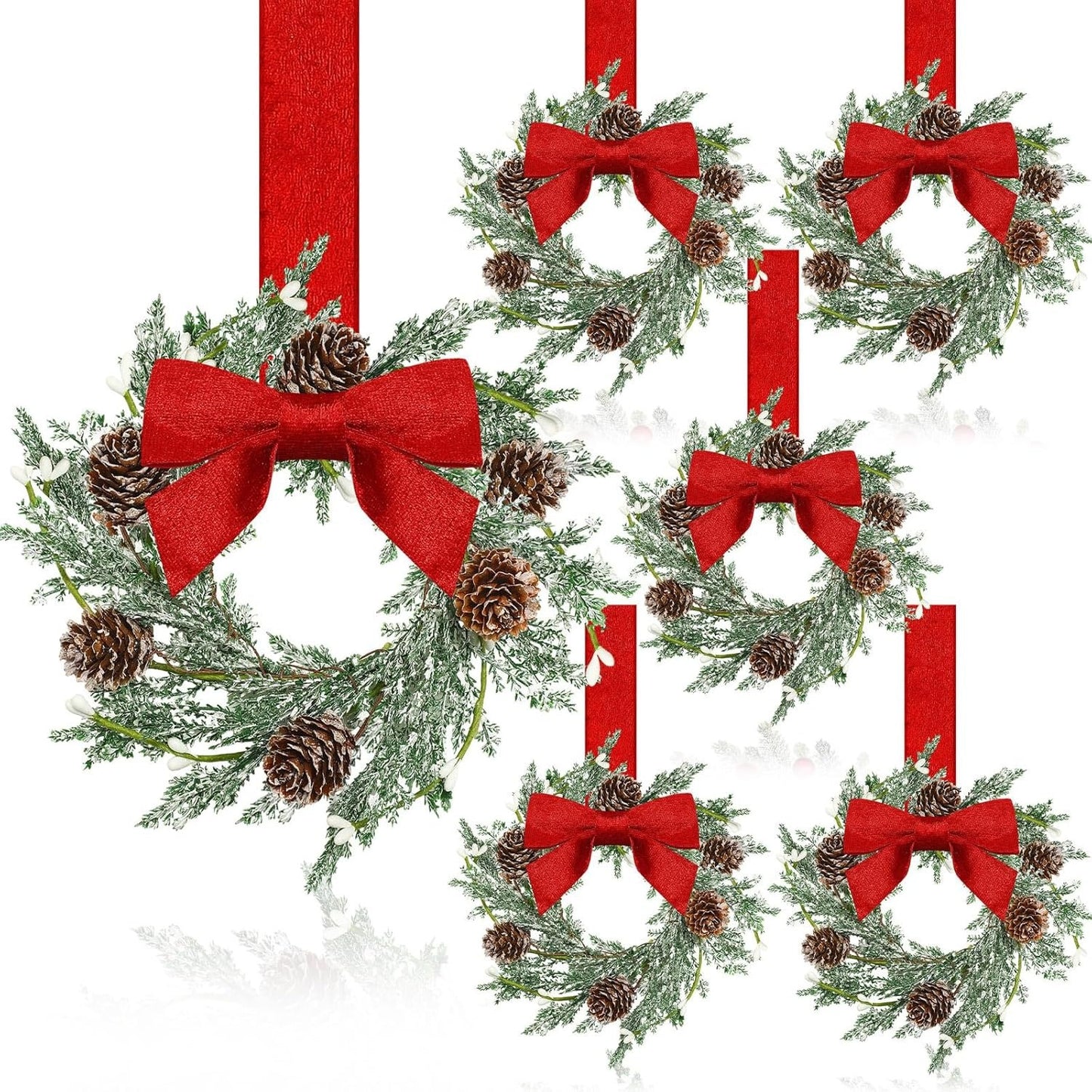 🔥LAST DAY 49% OFF🔥 Retrowavy Christmas Kitchen Cabinet Wreaths