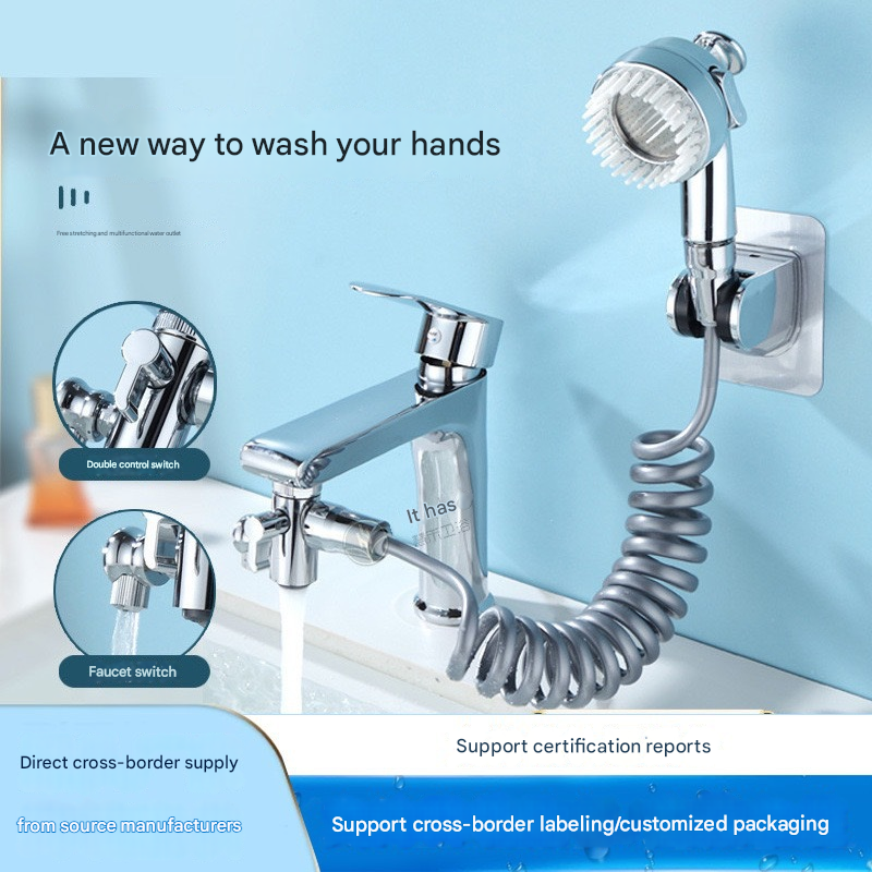 🚿 Multi-Function Faucet Extender – Handheld Sprayer, Hair Washing Essential! ✨