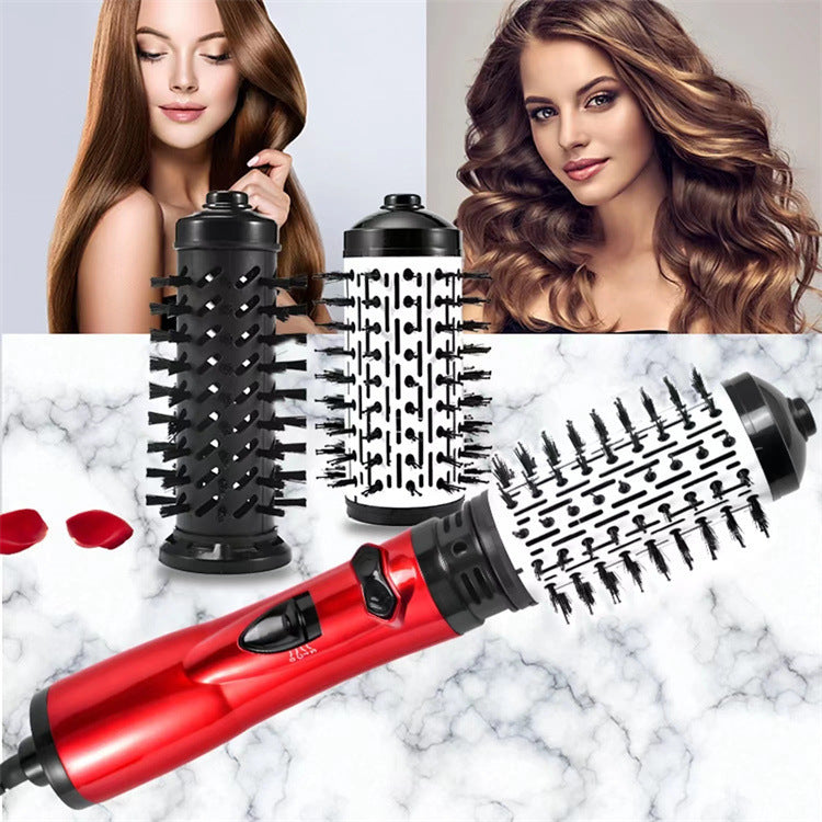 Automatic curling brush, 2-in-1 hot air brush for waves, large curls, and constant temperature volumizing