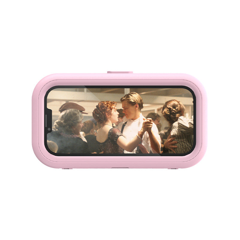 🚿 Shower Phone Holder w/Speaker – 480° Rotation, Waterproof Anti-Fog (4-7" Phones)! ✨