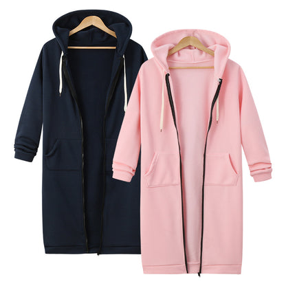 👚 Women’s Drawstring Sweatshirt Jacket – Soft Warm, 3-Season Outdoor Essential! ✨