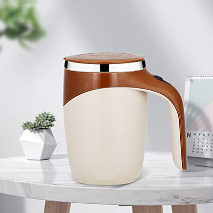 ☕ Rechargeable Magnetic Stirring Cup – Lazy Auto Mix, Stainless Steel Coffee Cup! ✨