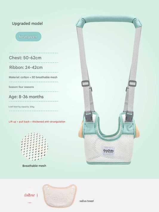 👶 Toddler Walking Harness – Summer Style, Thick Waist Support, Anti-Fall/Anti-Chafe! ✨