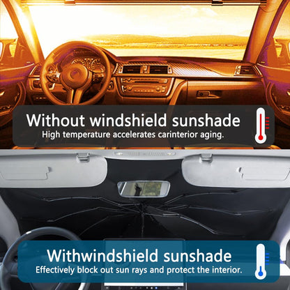 ☀️ Car Windshield Umbrella – 99.9% UV Block, Cool Interior Must-Have! 🚗