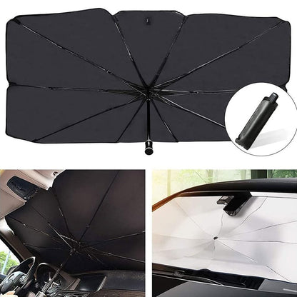 ☀️ Car Windshield Umbrella – 99.9% UV Block, Cool Interior Must-Have! 🚗