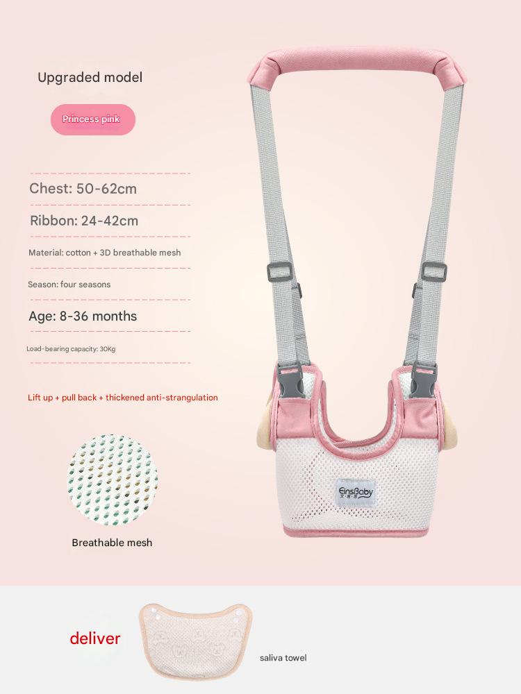 👶 Toddler Walking Harness – Summer Style, Thick Waist Support, Anti-Fall/Anti-Chafe! ✨