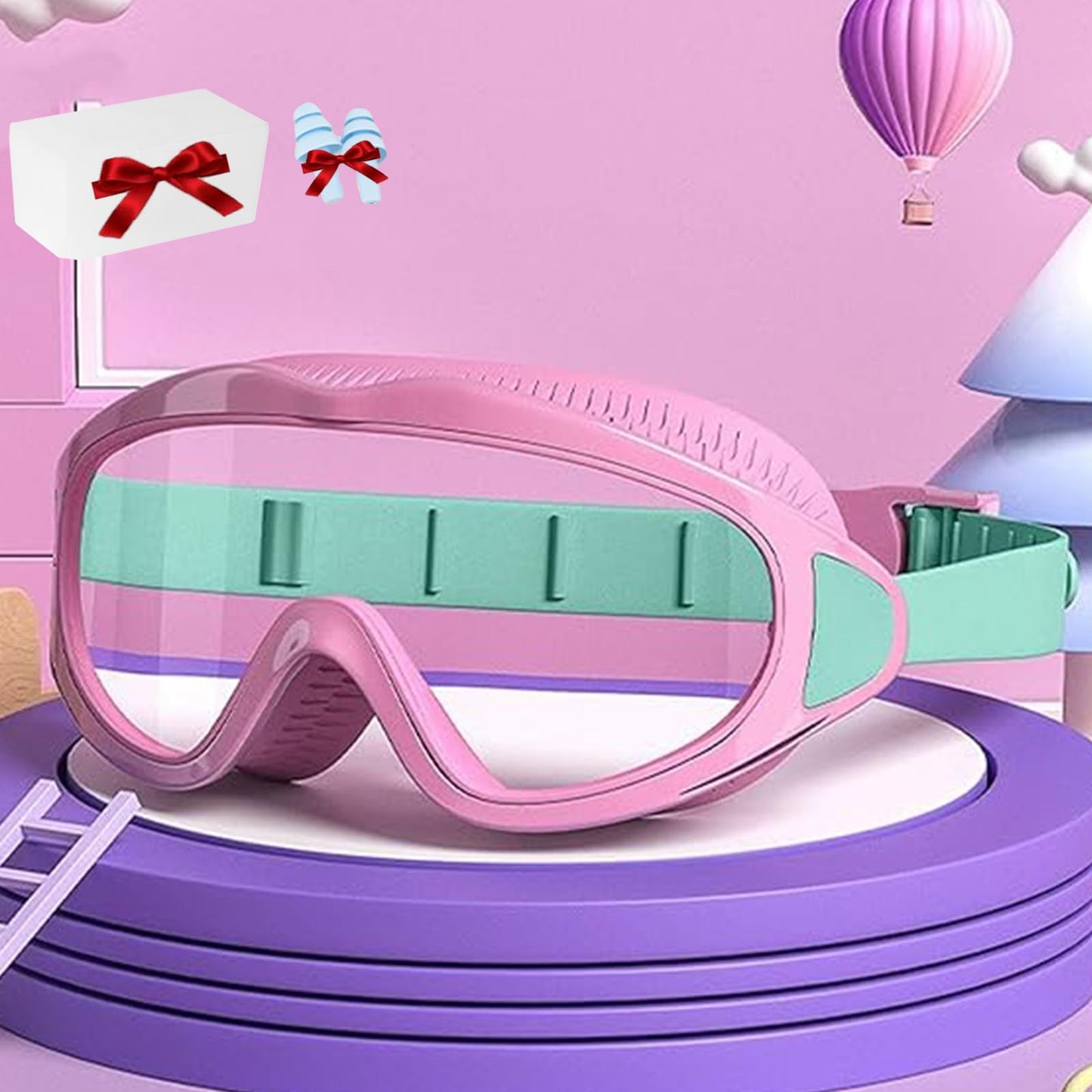 🎉Hot sale 49% OFF - 🔥HD children's large frame waterproof and anti-fog swimming goggles