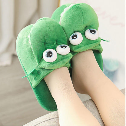 🐊 Crocodile Slippers – Ultra-Soft Fleece Lining, Anti-Slip Sole! ✨