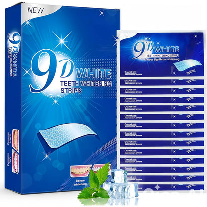 😁 3D/5D/9D Teeth Whitening Strips – Remove Stains/Yellowness, Clean Plaque! ✨
