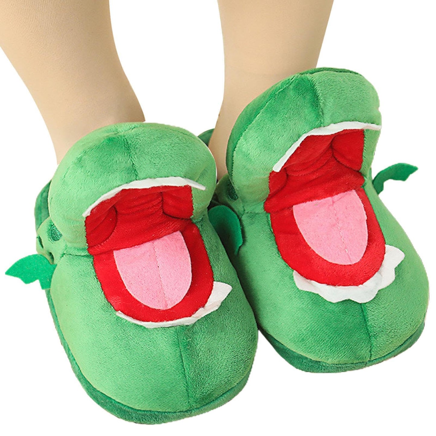 🐊 Crocodile Slippers – Ultra-Soft Fleece Lining, Anti-Slip Sole! ✨
