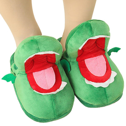 🐊 Crocodile Slippers – Ultra-Soft Fleece Lining, Anti-Slip Sole! ✨