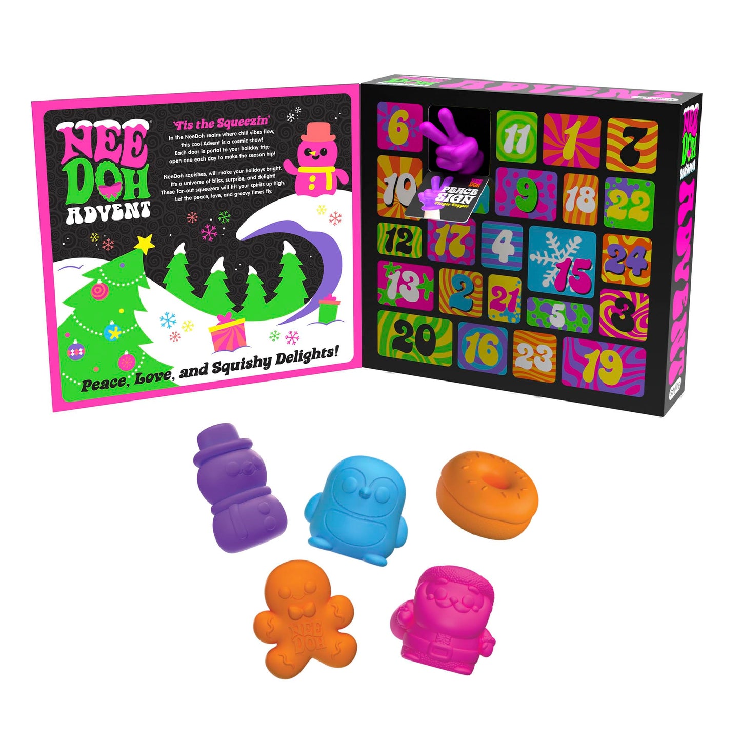 ✨ 2025 Nee Doh Advent Calendar | New Release, Christmas Countdown Fidget Kit 🎁