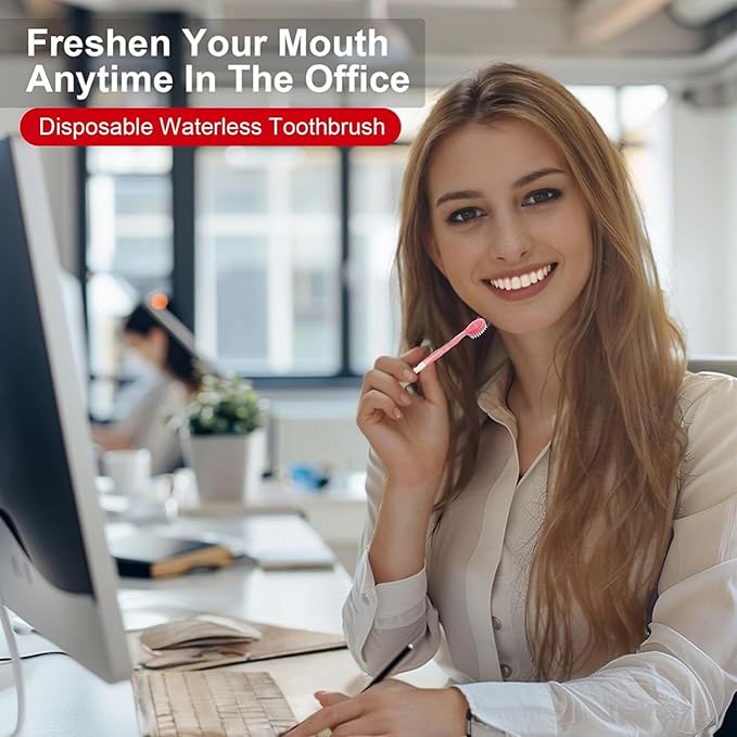 🎁5 in 1 Mini Toothbrush & Floss & Tongue Scraper & Toothpick Set