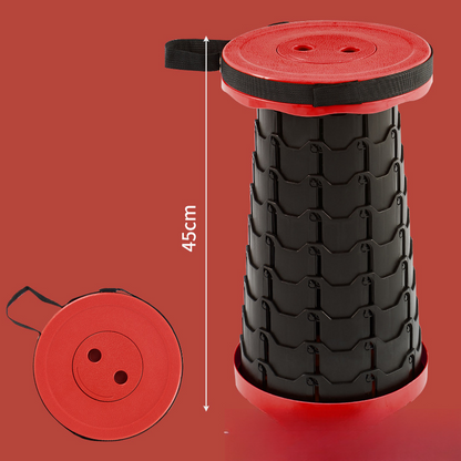 Upgraded folding stool thickened portable folding stool telescopic stool