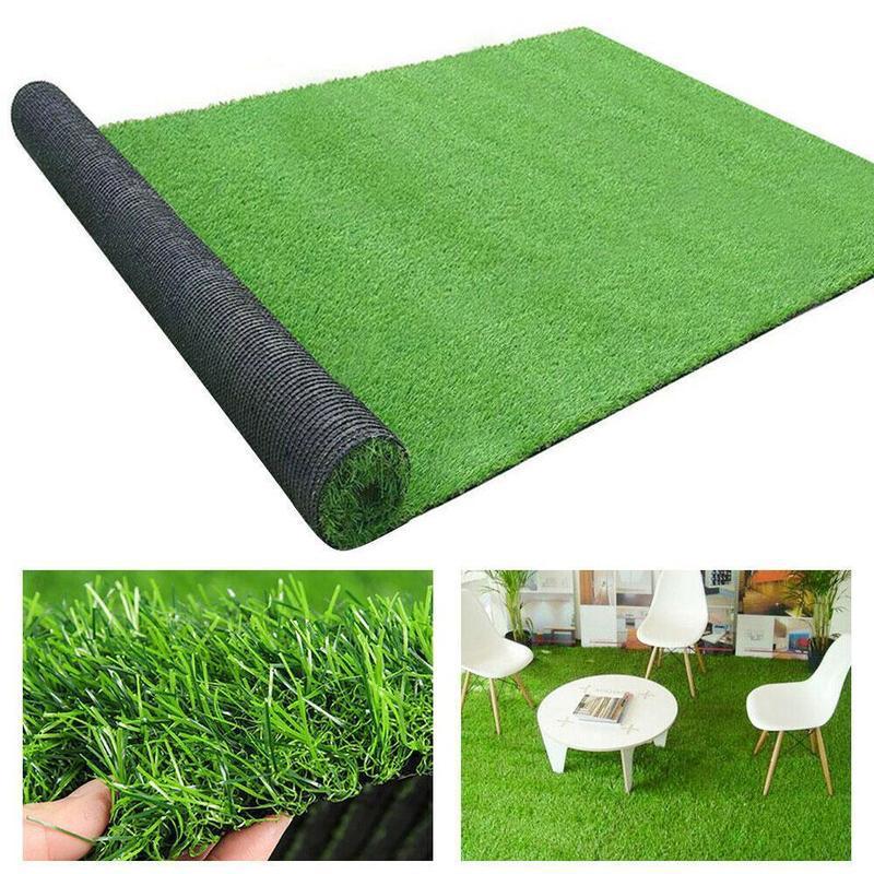 50*50cm🌱 Outdoor Artificial Turf Rug – Realistic Fake Grass, Balcony Decoration! ✨