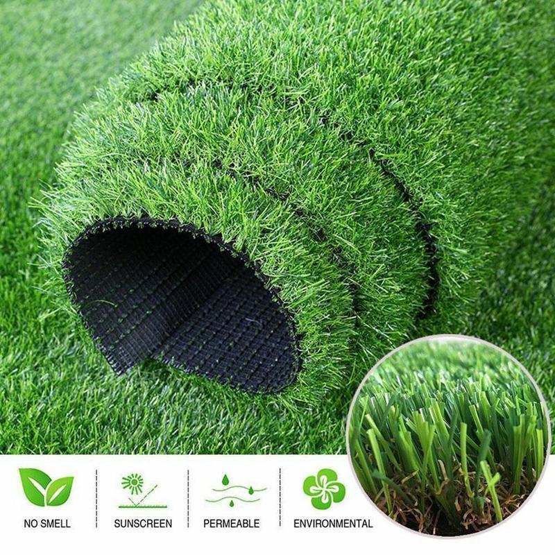 50*50cm🌱 Outdoor Artificial Turf Rug – Realistic Fake Grass, Balcony Decoration! ✨