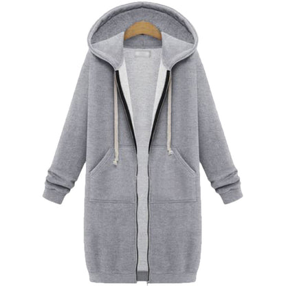 👚 Women’s Drawstring Sweatshirt Jacket – Soft Warm, 3-Season Outdoor Essential! ✨