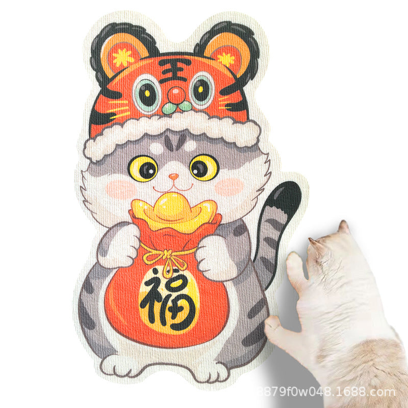 🐱 Wall-Mounted Cat Scratcher Pad – Non-Shedding, Anti-Scratch Sofa Protector! ✨