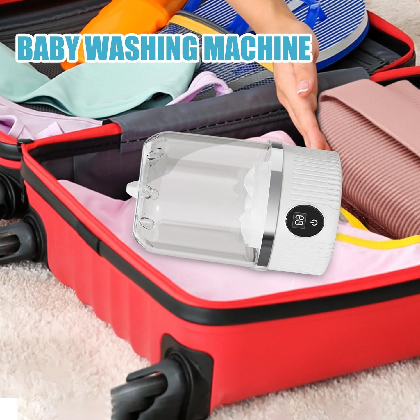 Portable small washing machine
