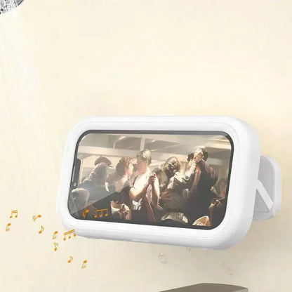 🚿 Shower Phone Holder w/Speaker – 480° Rotation, Waterproof Anti-Fog (4-7" Phones)! ✨