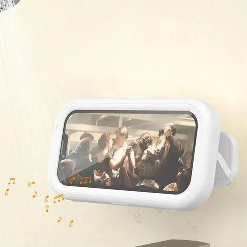 🚿 Shower Phone Holder w/Speaker – 480° Rotation, Waterproof Anti-Fog (4-7" Phones)! ✨