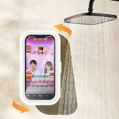 🚿 Shower Phone Holder w/Speaker – 480° Rotation, Waterproof Anti-Fog (4-7" Phones)! ✨