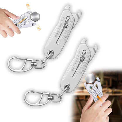 🔧 Bolt Head Size Finder – Portable Thread Checker, Keychain Precision Tool! ✨