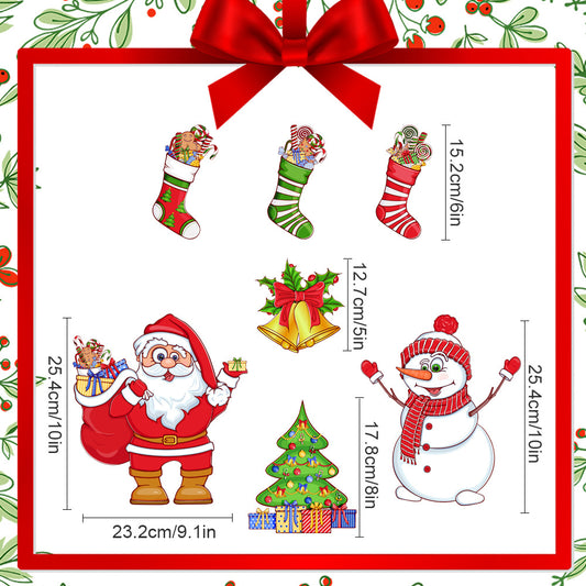 🎄 Christmas Magnetic Fridge Stickers – Festive Fridge/Office Decoration! ✨