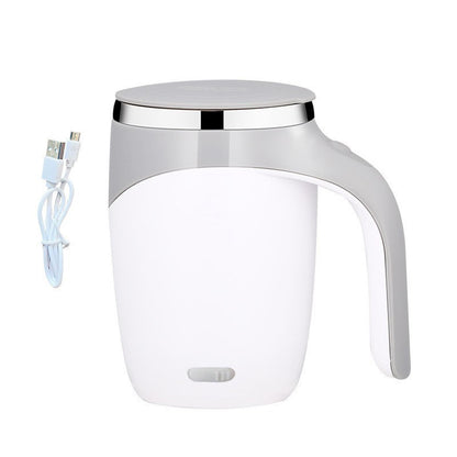 ☕ Rechargeable Magnetic Stirring Cup – Lazy Auto Mix, Stainless Steel Coffee Cup! ✨