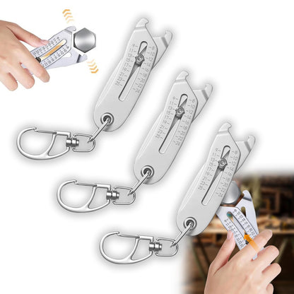 🔧 Bolt Head Size Finder – Portable Thread Checker, Keychain Precision Tool! ✨