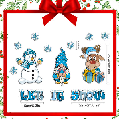 🎄 Christmas Magnetic Fridge Stickers – Festive Fridge/Office Decoration! ✨