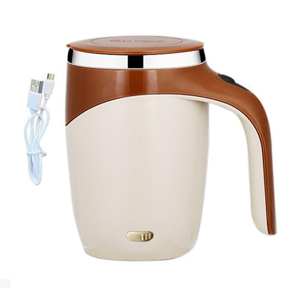 ☕ Rechargeable Magnetic Stirring Cup – Lazy Auto Mix, Stainless Steel Coffee Cup! ✨