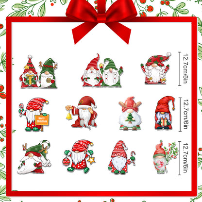 🎄 Christmas Magnetic Fridge Stickers – Festive Fridge/Office Decoration! ✨