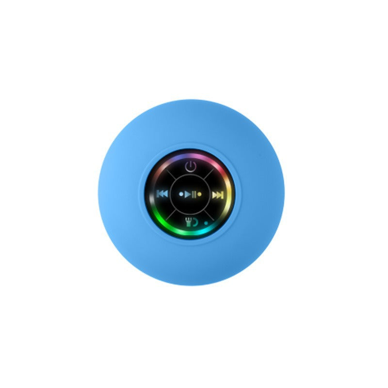 🚿 Mini Bluetooth Shower Speaker – Waterproof, LED Light, Outdoor-Ready! 🎵