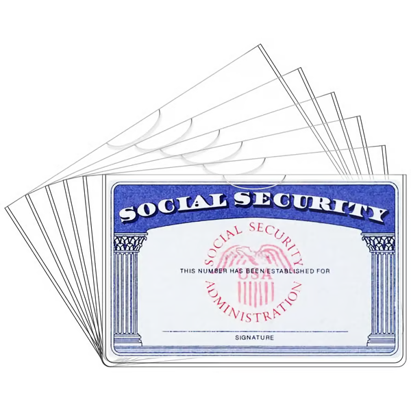 ✨Social Security Card Protector Sleeves