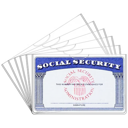 ✨Social Security Card Protector Sleeves
