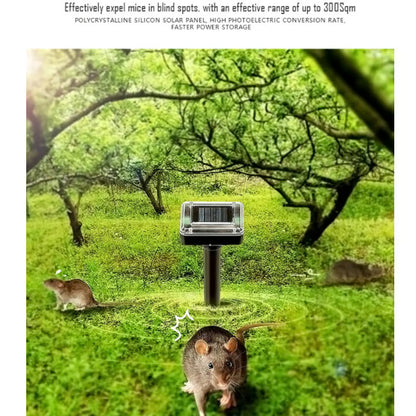 🔥Solar Power Mouse Mole Snakes Pest Rodent Repeller